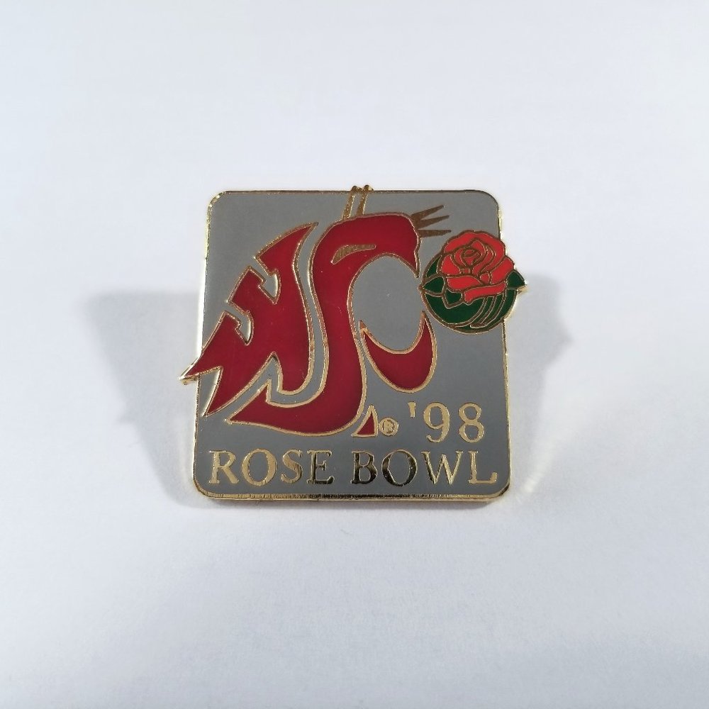 1998 Washington State University Cougars football Rose Bowl enamel pin
